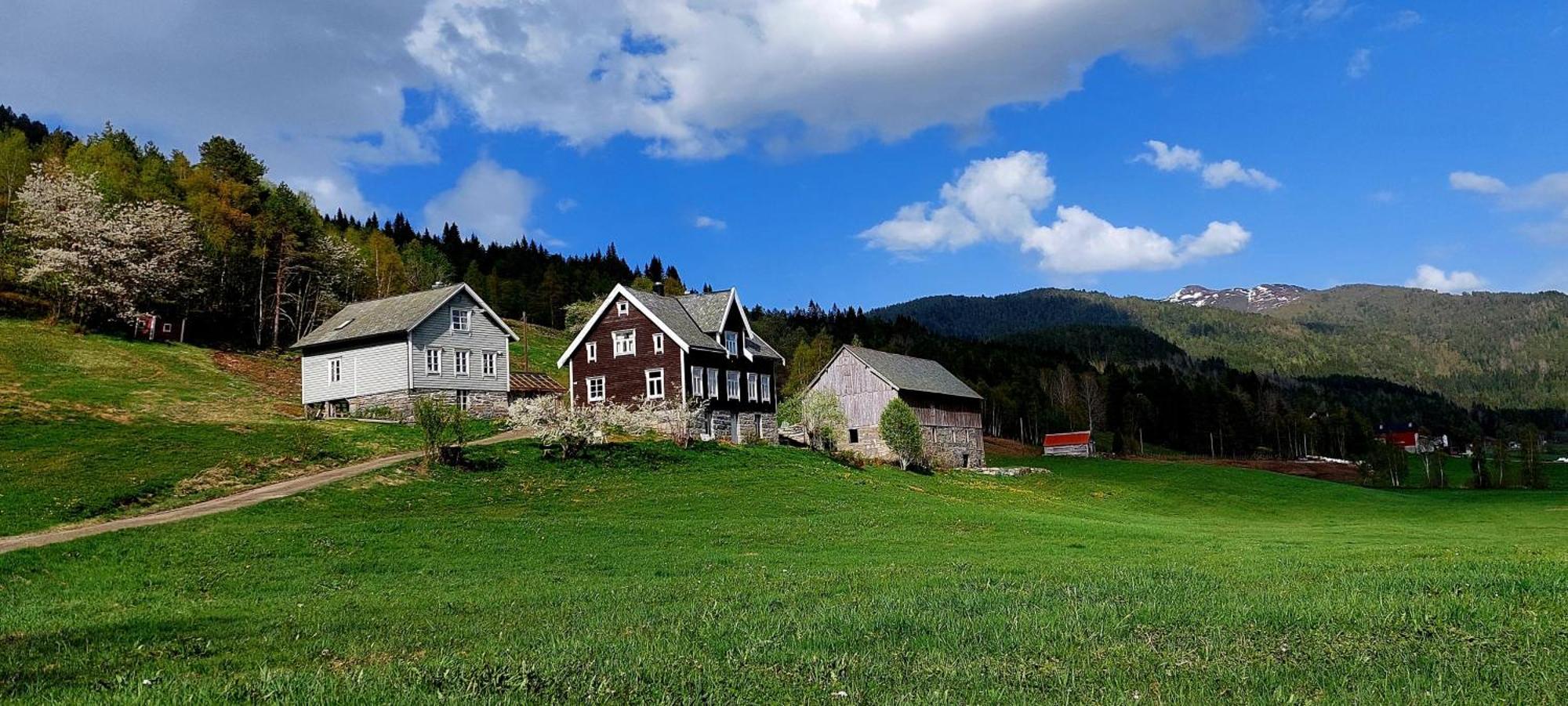 Heggjabygda Gjestegard - Historisk Tommerhus I Landlige Omgivelser 努尔菲尤尔埃德 外观 照片